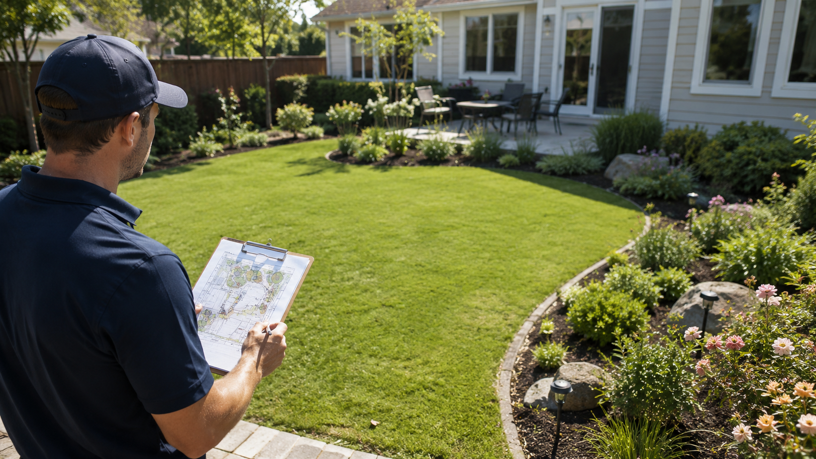 Residential irrigation watering needs planning